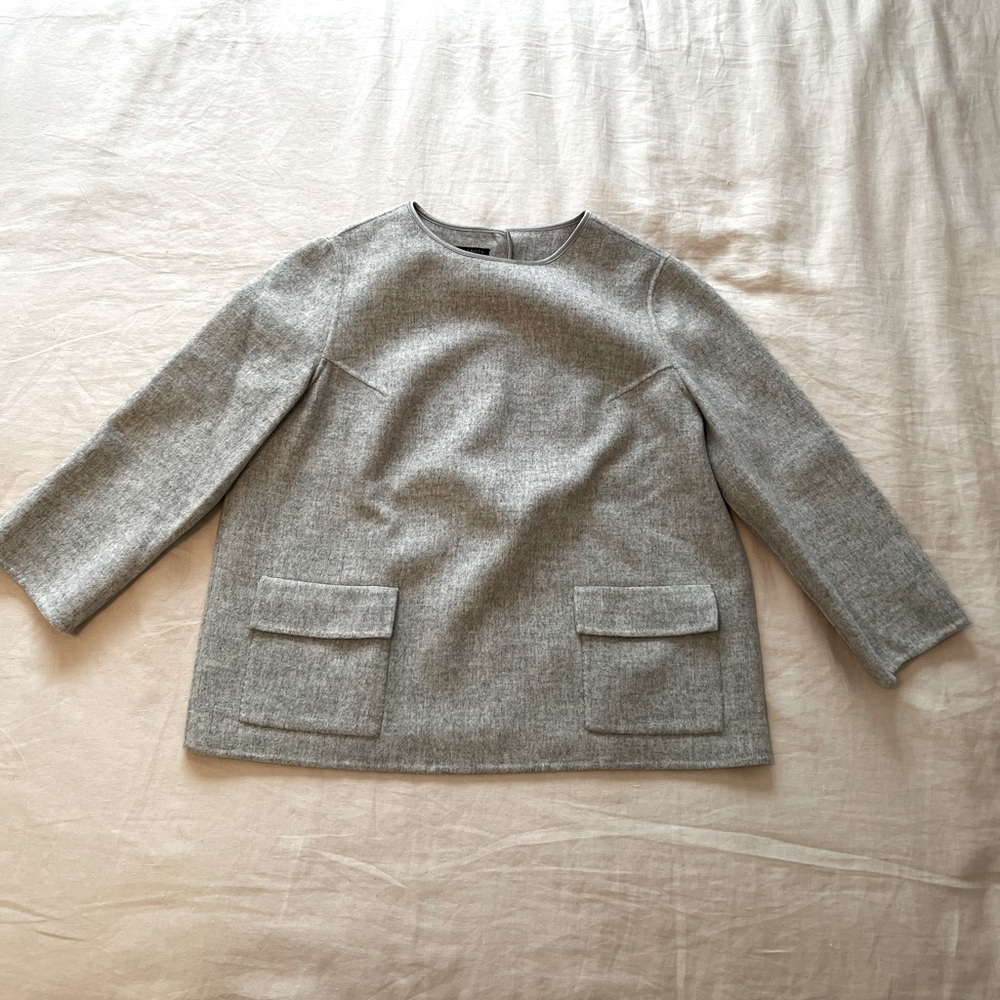 Talbots wool button backed sweater/shirt